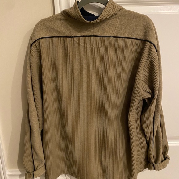 Tan Corduroy Half Zip - Picture 2 of 2